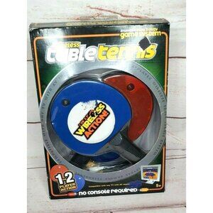 Wireless Table Tennis Plug N Play 1-2 Players Dreamgear Game Family Christmas